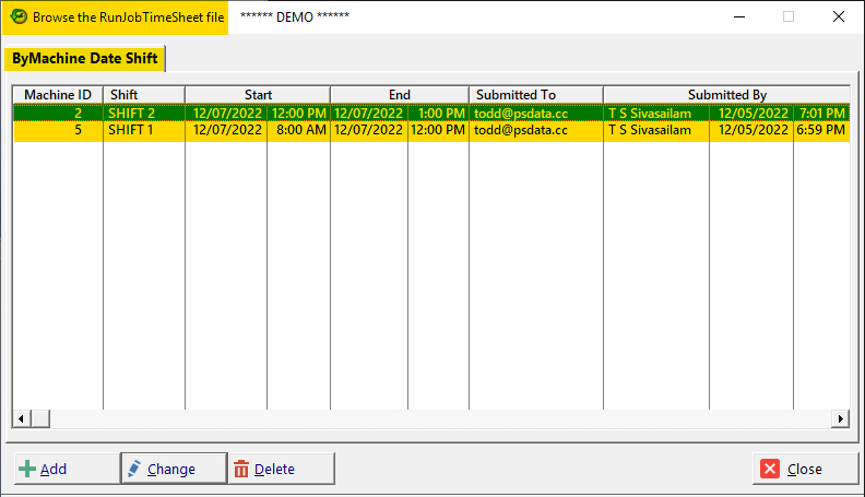 Graphical user interface, application, tableDescription automatically generated