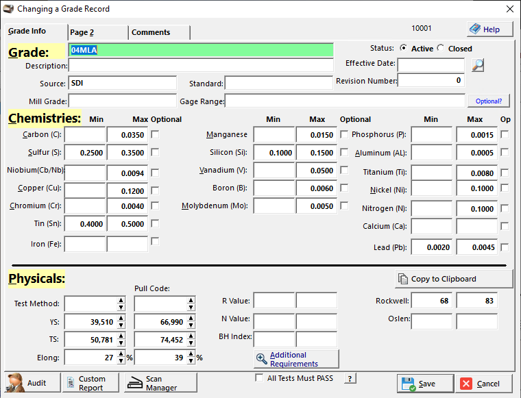 Graphical user interface, tableDescription automatically generated