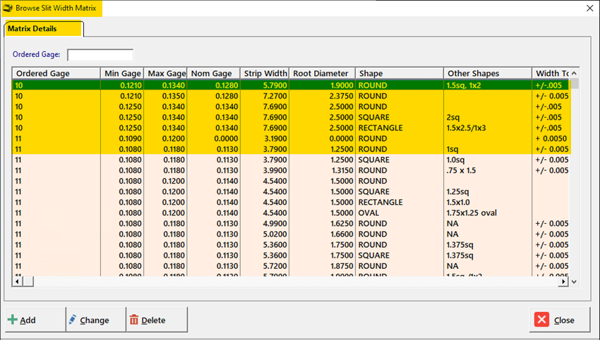 Graphical user interface, application, table, ExcelDescription automatically generated