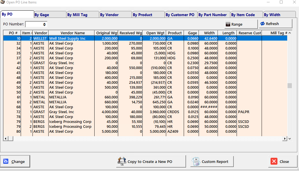 Graphical user interface, application, tableDescription automatically generated